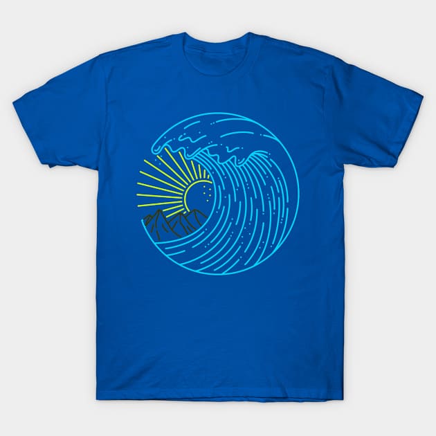 Beach Wave Sun T-Shirt by letnothingstopyou